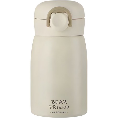 푸코 베어 프렌드 원터치 보온병 솔직 후기 | 실사용자 리뷰 분석 - 상품 이미지 1