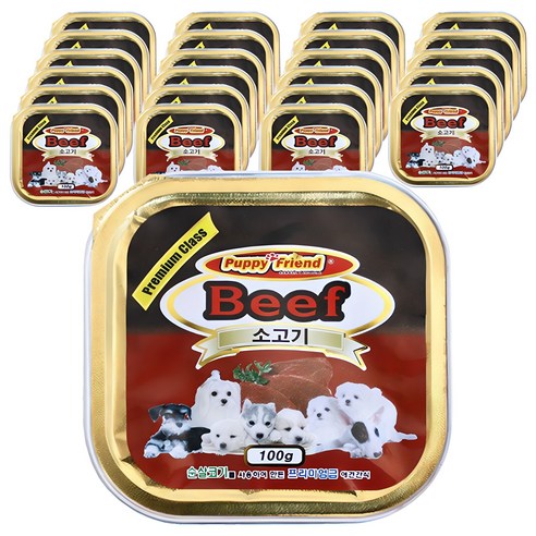 퍼피프랜드 강아지 사각 간식 캔 솔직 후기 | 실제 사용자 리뷰 총정리 - 상품 이미지 1