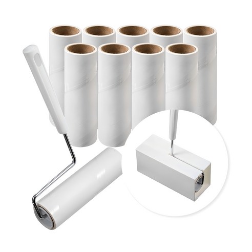 코멧 사선컷팅 테이프 클리너 핸들 + 거치대 + 리필 10개 (16cm x 12m)