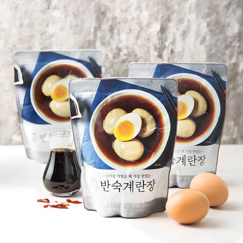 풍요한아침 반숙계란장 400g × 3개