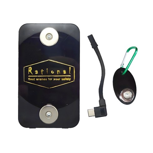 래셔널 오토바이용 핸드폰 자석 거치 C타입 충전패드 + 조끼고리 실사용 후기 | 효과 있을까? - 상품 이미지 1