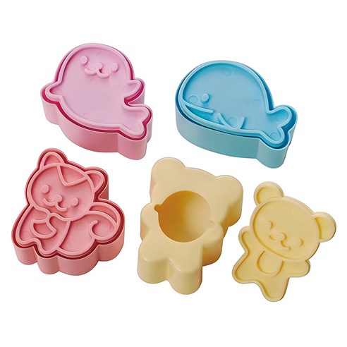 Toru Bada Sup Chingudeul Sikppangteul P 3598, 1 Set (토루네 바다와 숲의 친구들 식빵틀 P3598, 1세트)
