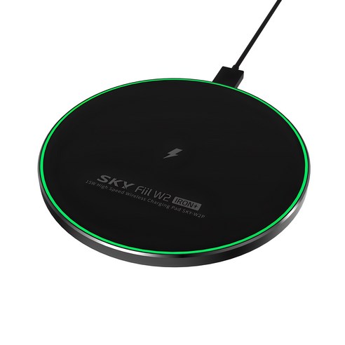 스카이 필 W2P 아이언+ 15W 고속 무선충전기 패드 SKY-W2P 개봉기 | 실사용 후기 - 상품 이미지 1