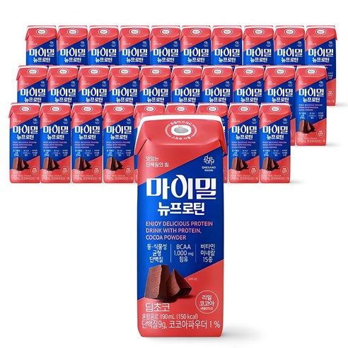 마이밀 정품 뉴프로틴 딥초코 190ml, 30개 솔직 후기 | 실사용자 리뷰 분석 썸네일