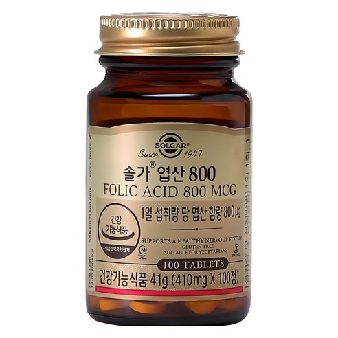 솔가 엽산 800 100정, 1개 맛있게 먹은 솔직 후기 썸네일
