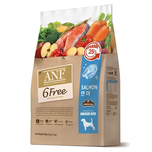 ANF 생후 4개월 이상 인도어 독 식스프리 건식사료 솔직 후기 | 실제 사용자 리뷰 총정리 - 상품 이미지 1