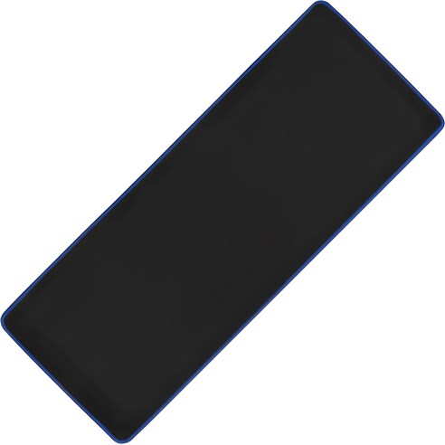 밸류엠 게이밍 마우스 장패드 800 x 300 x 5mm, 블루, 1개