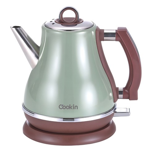 쿠킨 타임 전기주전자 1.2L 그린 솔직 후기 | 실사용자 리뷰 분석 - 상품 이미지 1