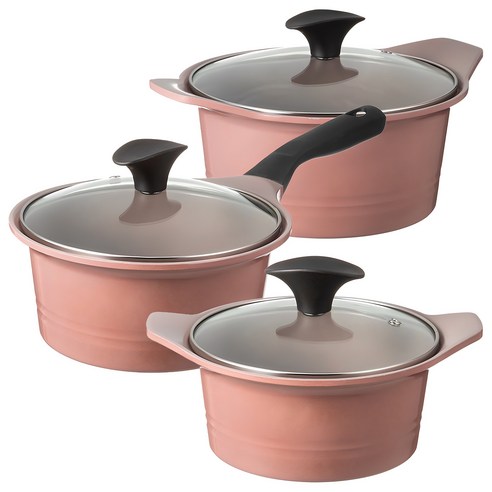 코멧 키친 세라믹 냄비 3종 세트 솔직 후기 | 실사용자 리뷰 분석 - 상품 이미지 1