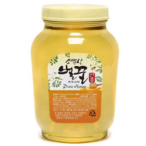 소백산 벌꿀 선흥 사양 아카시아꿀 2.4kg, 1개 솔직 후기 | 실사용자 리뷰 분석 썸네일