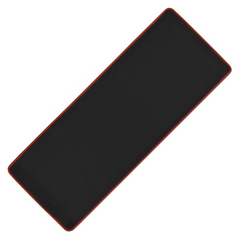 밸류엠 게이밍 마우스 장패드 800 x 300 x 5mm, 레드, 1개