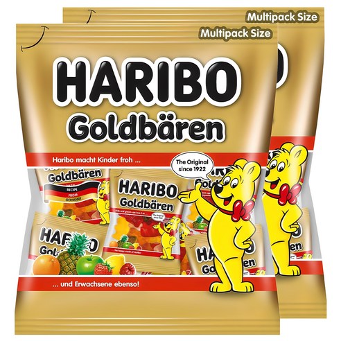 하리보 골드베렌 미니 젤리 21개입, 250g, 2개