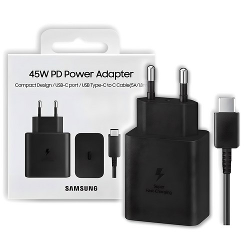 삼성전자 45W PD 초고속 충전기 절전형 + USB C to C 케이블... 개봉기 | 실사용 후기 - 상품 이미지 1