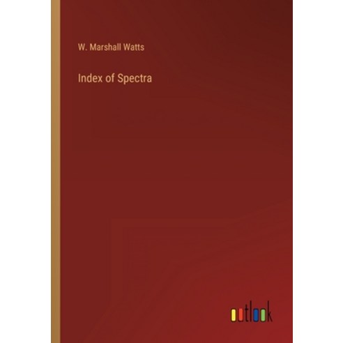 (英文圖書) Index of Spectra 平裝版, Outlook Verlag, 英文 - | 酷澎