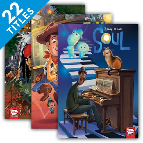 Disney and Pixar Movies Set 2 (Set) Library Binding, Spotlight, 英語, 圖書館 ...