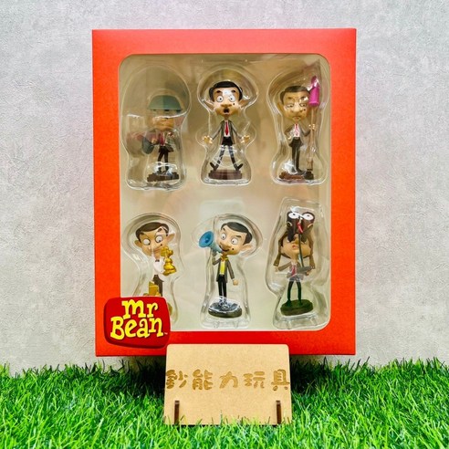 Genesis Emen Mr.Beans 豆豆先生Q版公仔套組(正版授權/中盒6入), 1組