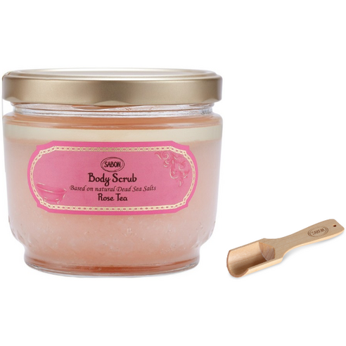 사은품사봉 바디스크럽 로즈티, 600g, 1개 (+사봉 사은품 우드스푼 증정)