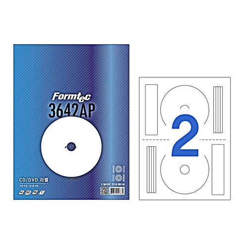 Formtec 噴墨 CD 標籤 IJ-3642AP 100張 - 標籤貼紙 | 酷澎