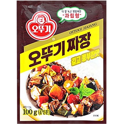 오뚜기 짜장 깊고 풍부한맛 과립형, 100g, 1개