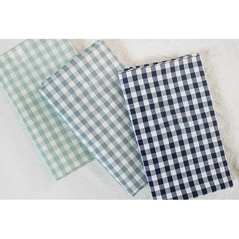 르우홈 선염 체크 패브릭 원단 솔직 후기 | 실사용자 리뷰 분석 - 상품 이미지 2