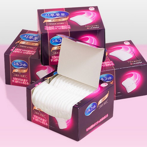 시루콧토 후키토리코튼 화장솜 이미지 4