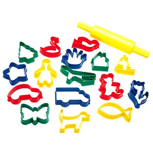 이디엑스에듀케이션 모양찍기틀과 밀대 완구세트 솔직 후기 | 실사용자 리뷰 분석 - 상품 이미지 1