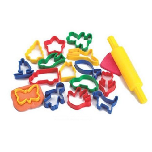 이디엑스에듀케이션 모양찍기틀과 밀대 완구세트 이미지 2