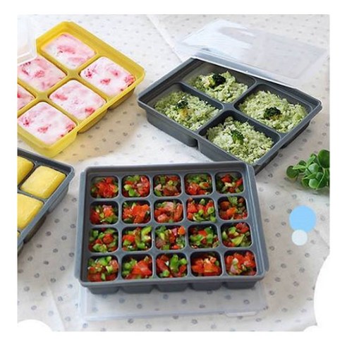 쁘띠누베 국내 제조 실리콘 냉동 멀티 큐브 20구 이미지 2