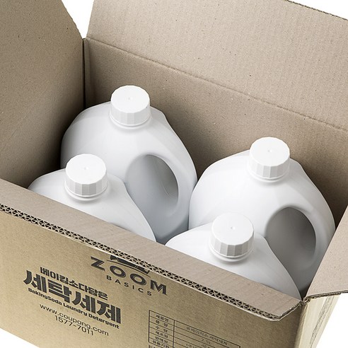 줌 베이직 베이킹소다 담은 액체 세탁세제 본품 후기 분석 - 세탁 후 깔끔한 결과물