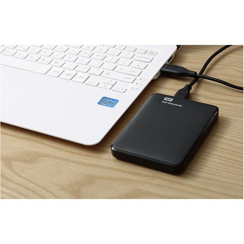WD Elements Portable 휴대용 외장하드 + 파우치 후기 분석 - 최종 제품 컷