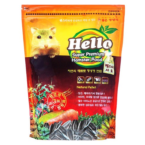 아쿠아플러스 Hello 프리미엄 햄스터 사료, 1.1kg, 1개