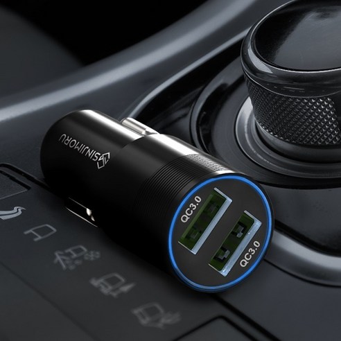 신지모루 퀵차지 3.0 듀얼 고속 차량용 충전기 이미지 3