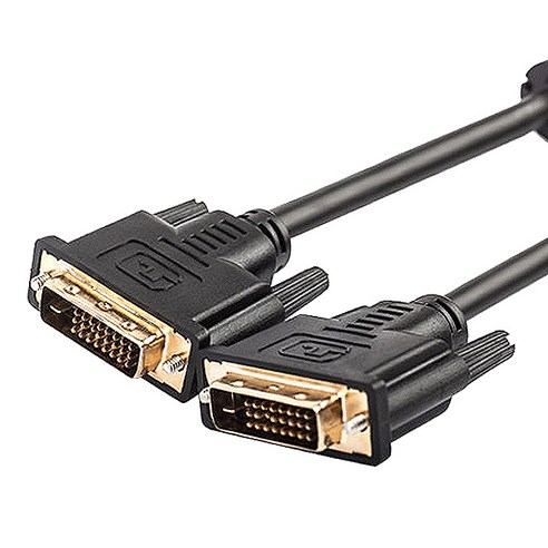 듀얼 모니터 연결 고민 끝 라인업시스템 DVI-D 케이블로 깔끔하게 해결