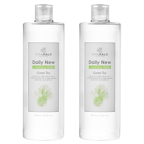 비타할로 데일리 뉴 제주 그린티 클렌징워터 솔직 후기 | 실사용자 리뷰 분석 - 상품 이미지 1