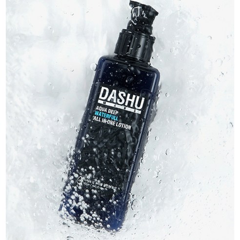 다슈 맨즈 아쿠아 딥 워터풀 올인원 로션 후기 분석 - 펌프형 용기 디자인