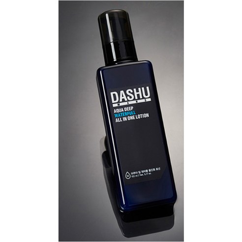 다슈 맨즈 아쿠아 딥 워터풀 올인원 로션 후기 분석 - 제형 흡수력 테스트