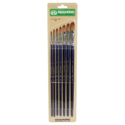 화홍 800 유화 아크릴 겸용 붓 7종 세트