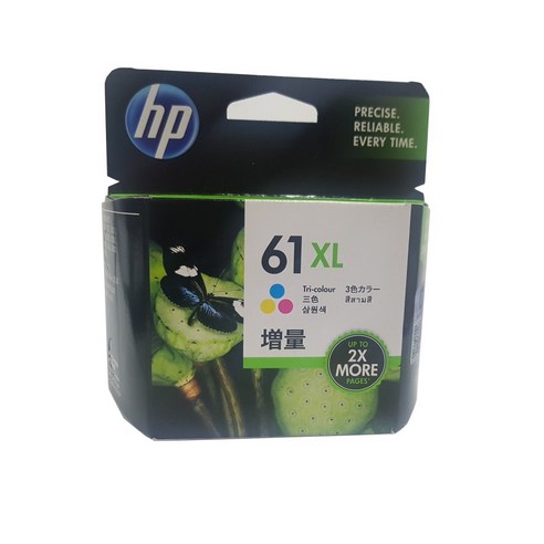 HP 잉크 NO.61XL CH564WA, 삼원색, 1개
