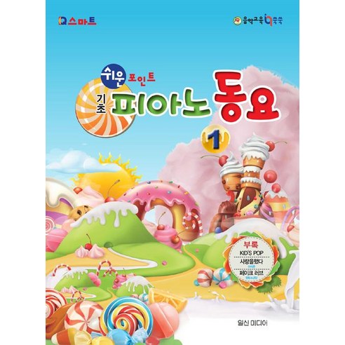 쉬운 포인트기초 피아노 동요 1: 이미지