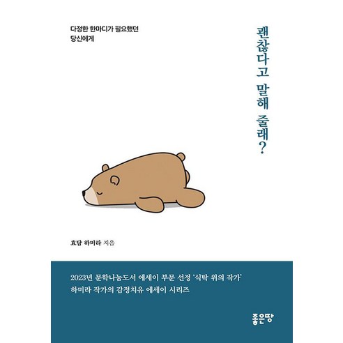 괜찮다고 말해 줄래?, 좋은땅, 효담 하미라