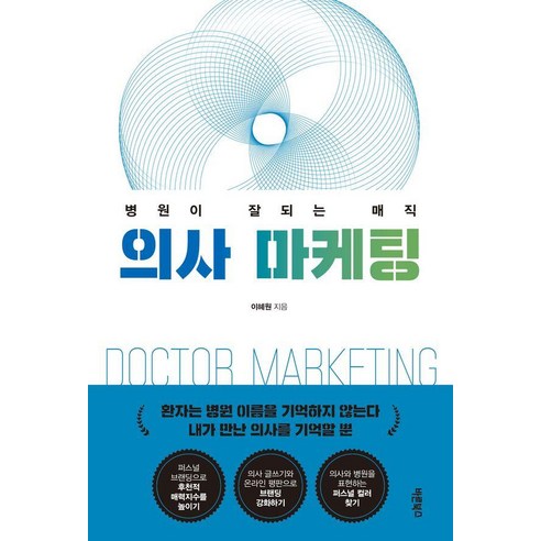 의사 마케팅:병원이 잘되는 매직, 바른북스, 이혜원