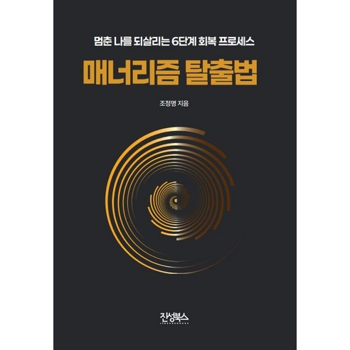 매너리즘 탈출법:멈춘 나를 되살리는 6단계 회복 프로세스, 진성북스, 조정명