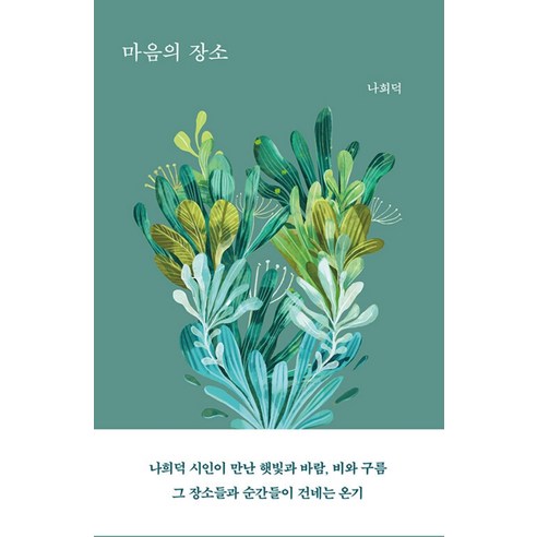 마음의 장소:나희덕 시인이 만난 햇빛과 바람 비와 구름 그 장소들과 순간들이 건네는 온기, 달, 나희덕