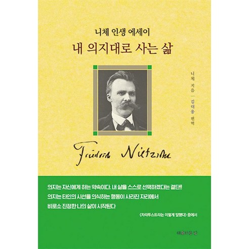 내 의지대로 사는 삶:니체 인생 에세이, 프리드리히 니체 저/김대웅 편역, 아름다운날