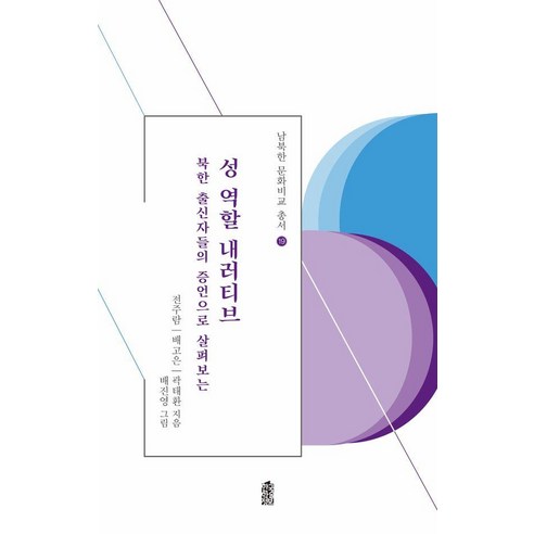 [한국학술정보]북한 출신자들의 증언으로 살펴보는 성 역할 내러티브 - 남북한 문화비교 총서 19, 한국학술정보, 전주람 배고은 곽태환