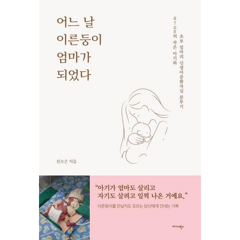 어느 날 이른둥이 엄마가 되었다:670g의 작은 아기와 초보 엄마의 신생아중환자실 분투기, 진소은 저, 미다스북스