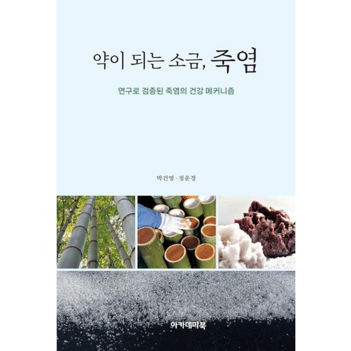 약이 되는 소금 죽염:연구로 검증된 죽염의 건강 메커니즘, 아카데미북, 박건영 정운경