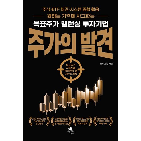 주가의 발견:원하는 가격에 사고파는 목표주가 밸런싱 투자기법; 주식·ETF·채권·시스템 종합 활용, 아틀라스북스, 에이스컵