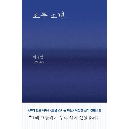 [은행나무]표류소년, 은행나무, 이정명