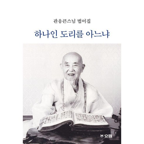 하나인 도리를 아느냐:관응큰스님 법어집, 관응 스님, 효림